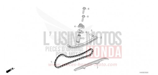 CHAINE A CAMES/TENDEUR NSS125ADM de 2021